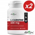 Atletic Food Л-Карнитин L-Carnitine 600 mg - 120 капсул (2 шт по 60 капсул)